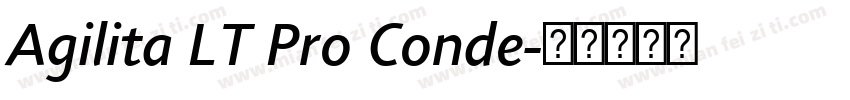 Agilita LT Pro Conde字体转换
